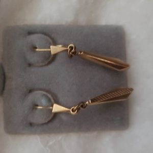 24 kt gold earrings
